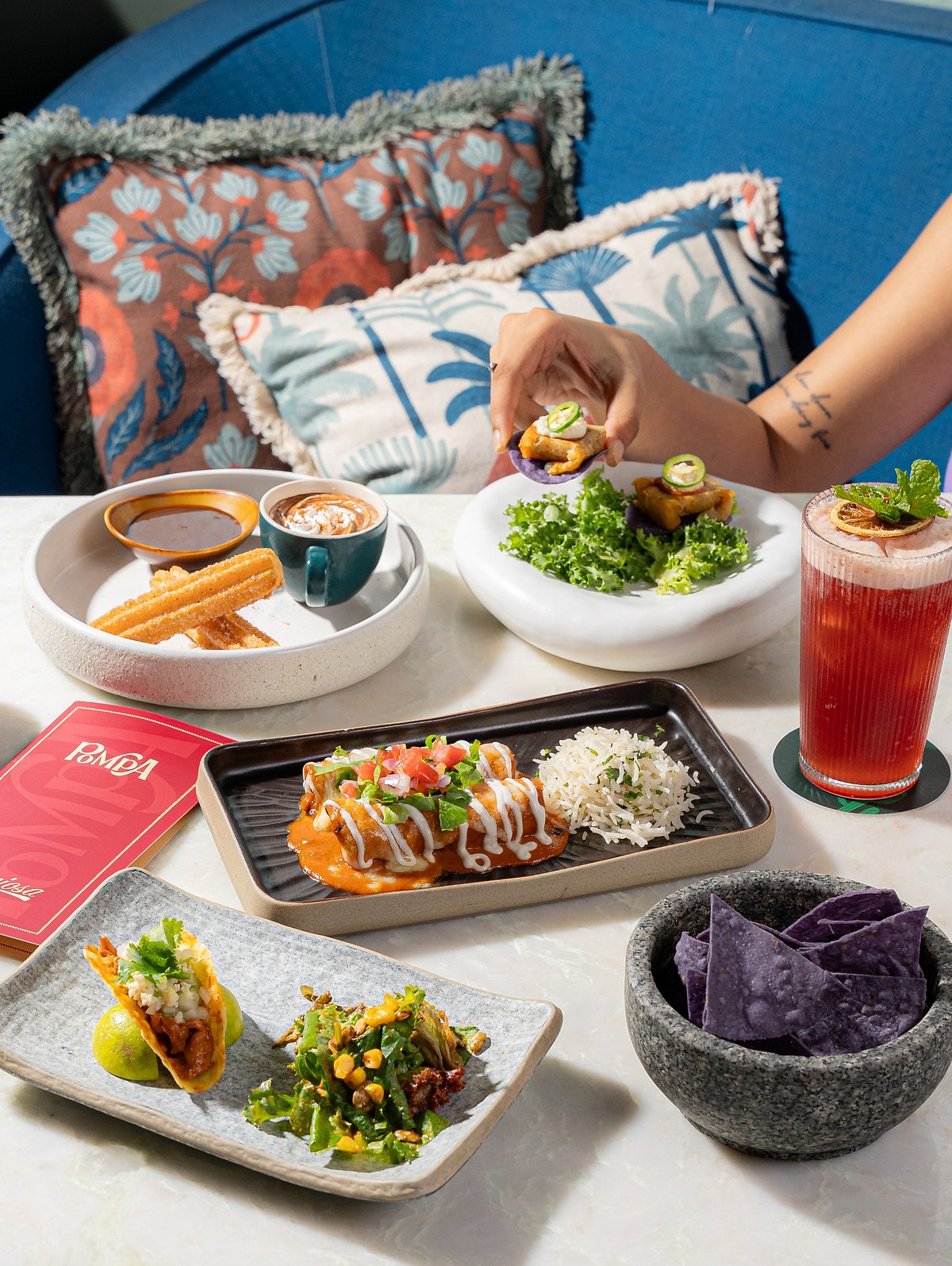 The POMPA restaurant has launched its new Mexican menu called “Deliciosa Set Lunch 